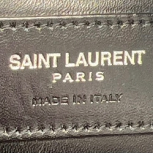 RARE YSL ✨Excellent Condition✨Classic Baby Studded Duffle Bag in Black Leather - Picture 12 of 12